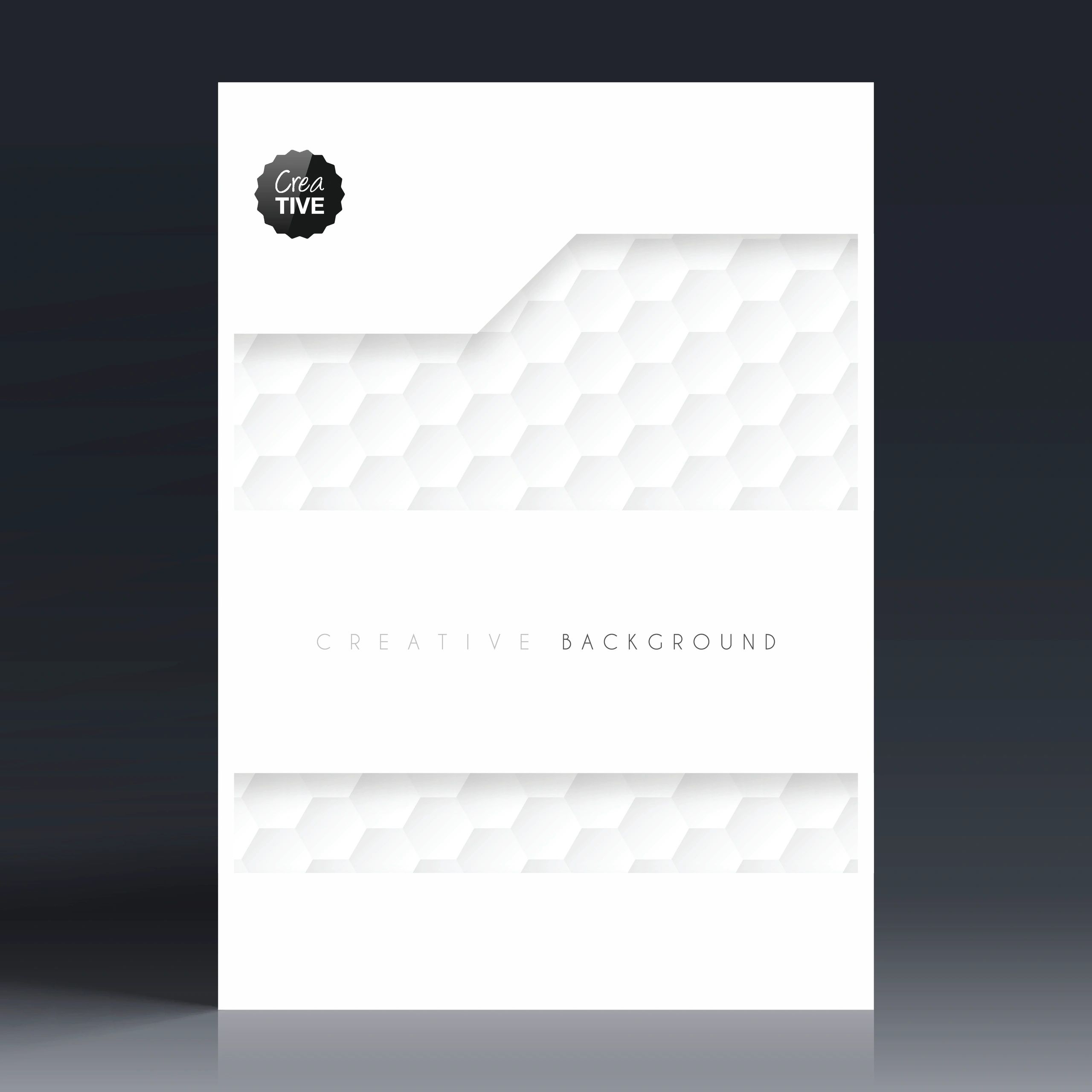 Minimal product cover design representing a business template